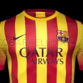 2a equipacion fc barcelona 2013 2014 cataluña