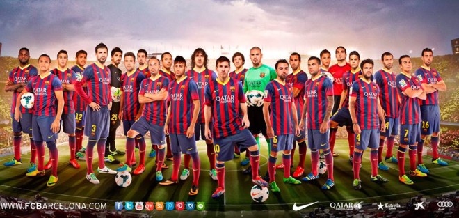 Equipo f c barcelona 2014